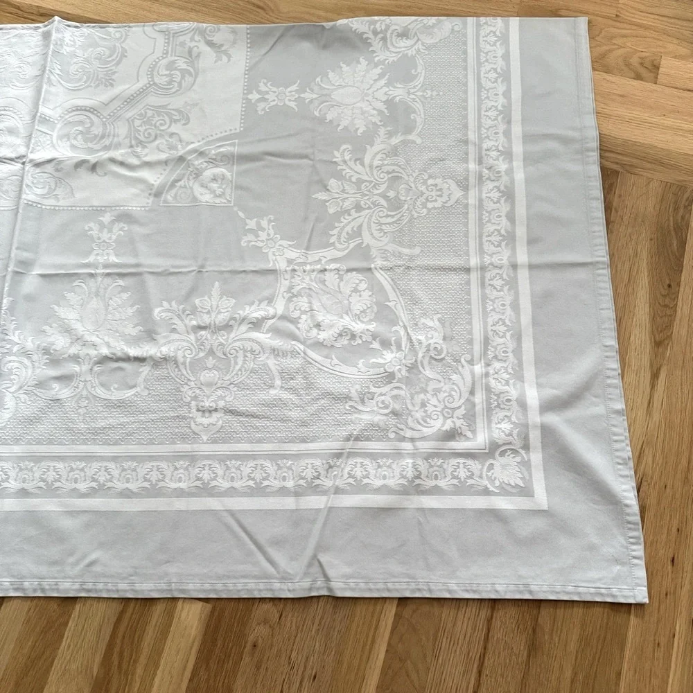 GARNIER-THIEBAUT france 100% COTON-COTTON BAUMWOLLE Tablecloth 74”